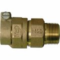 A Y Mcdonald 3/4 In. CTS x 3/4 In. MIPT Brass Low Lead Connector 74753-22 B